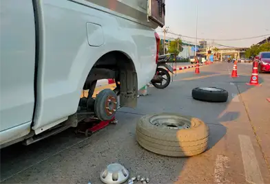 Change car tires